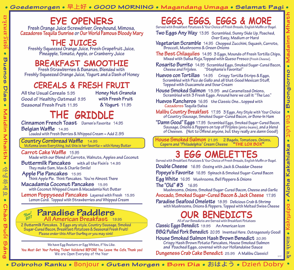 Paradise Cove Prices