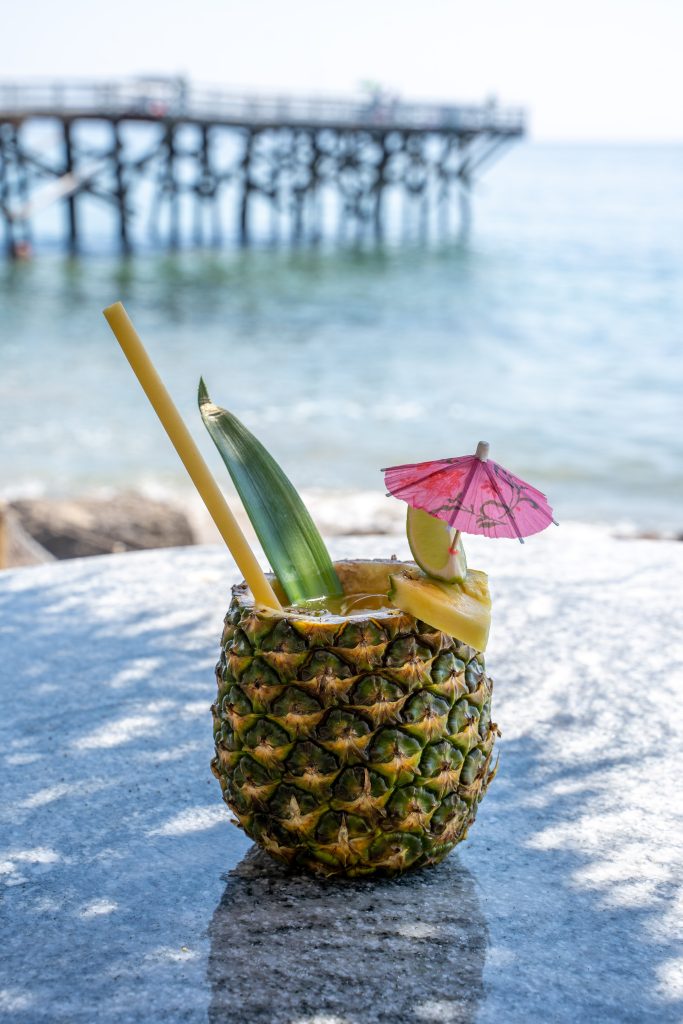 Paradise Cove Beach Cafe drink