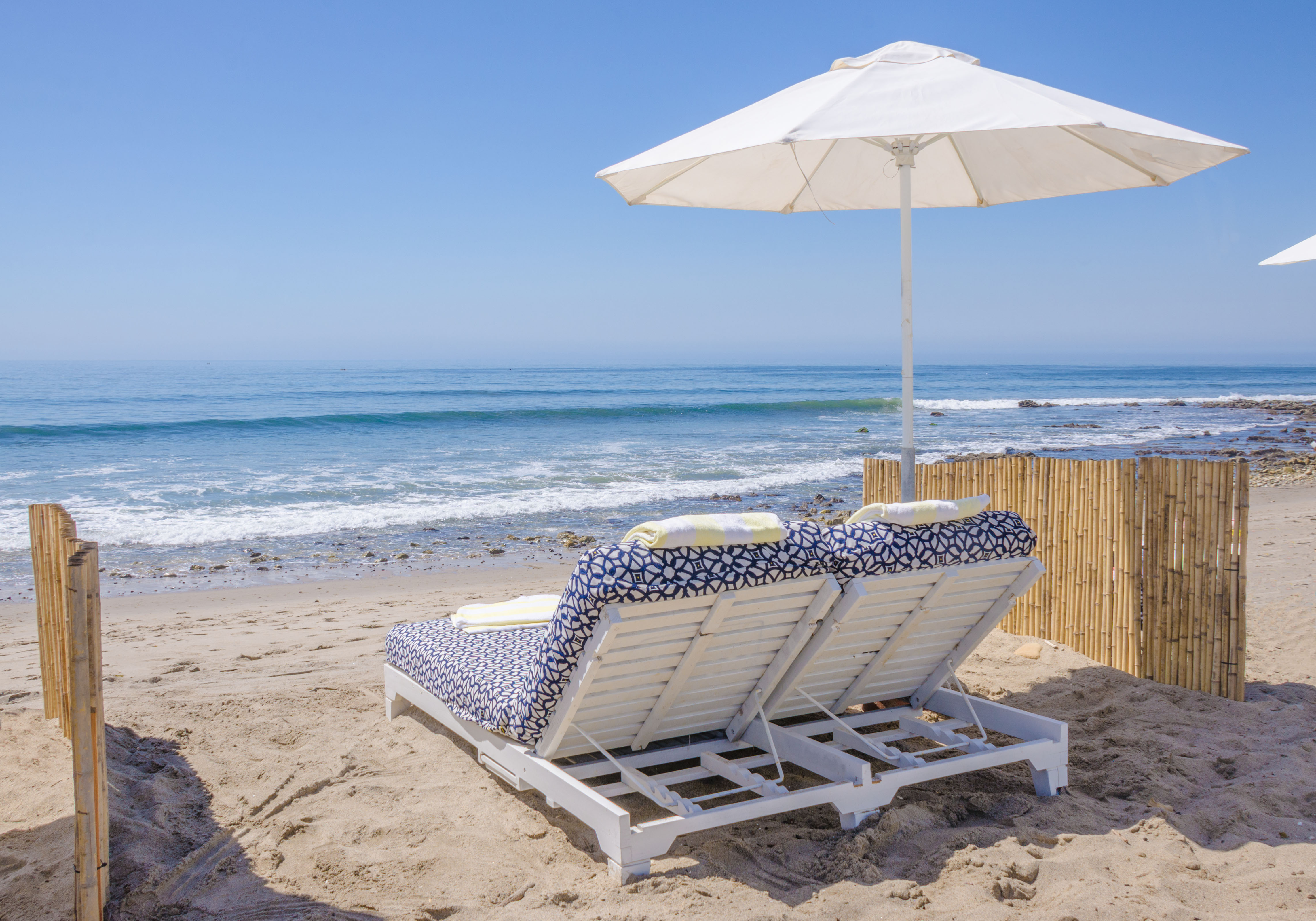 Beach double bed near the beach