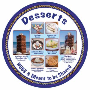 Paradise Cove - Desert Menu