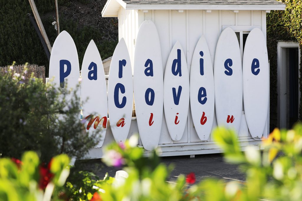 Paradise Cove Malibu Sign