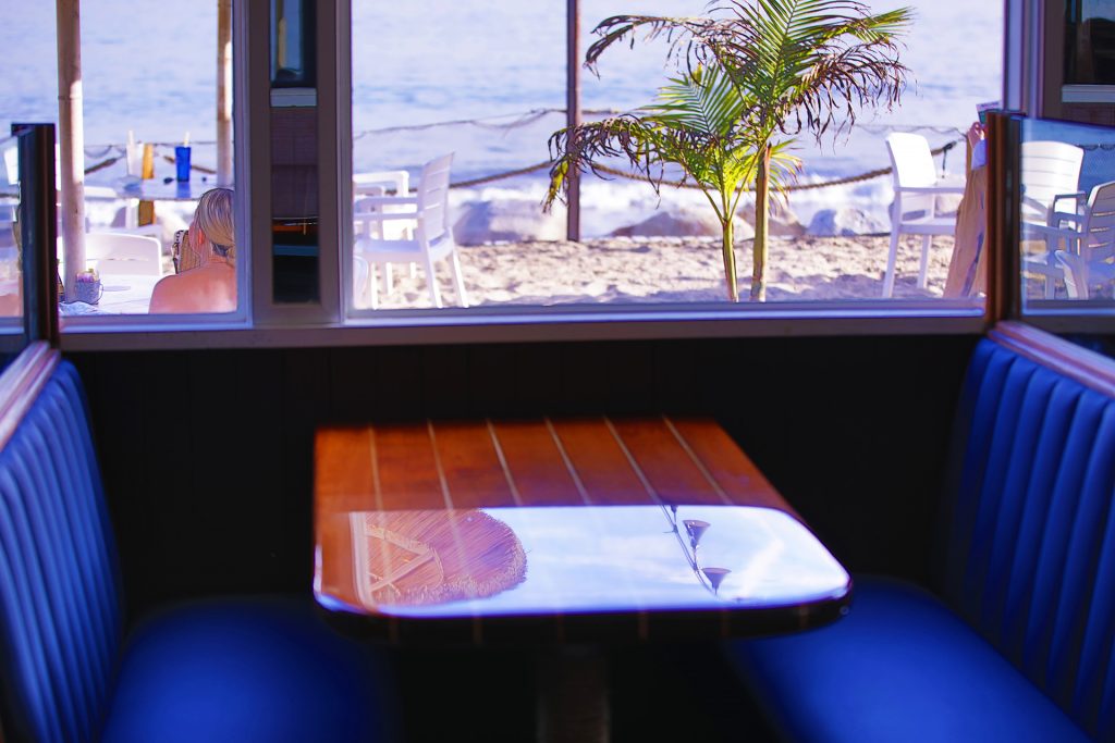 Paradise Cove Beach Cafe Dining Table